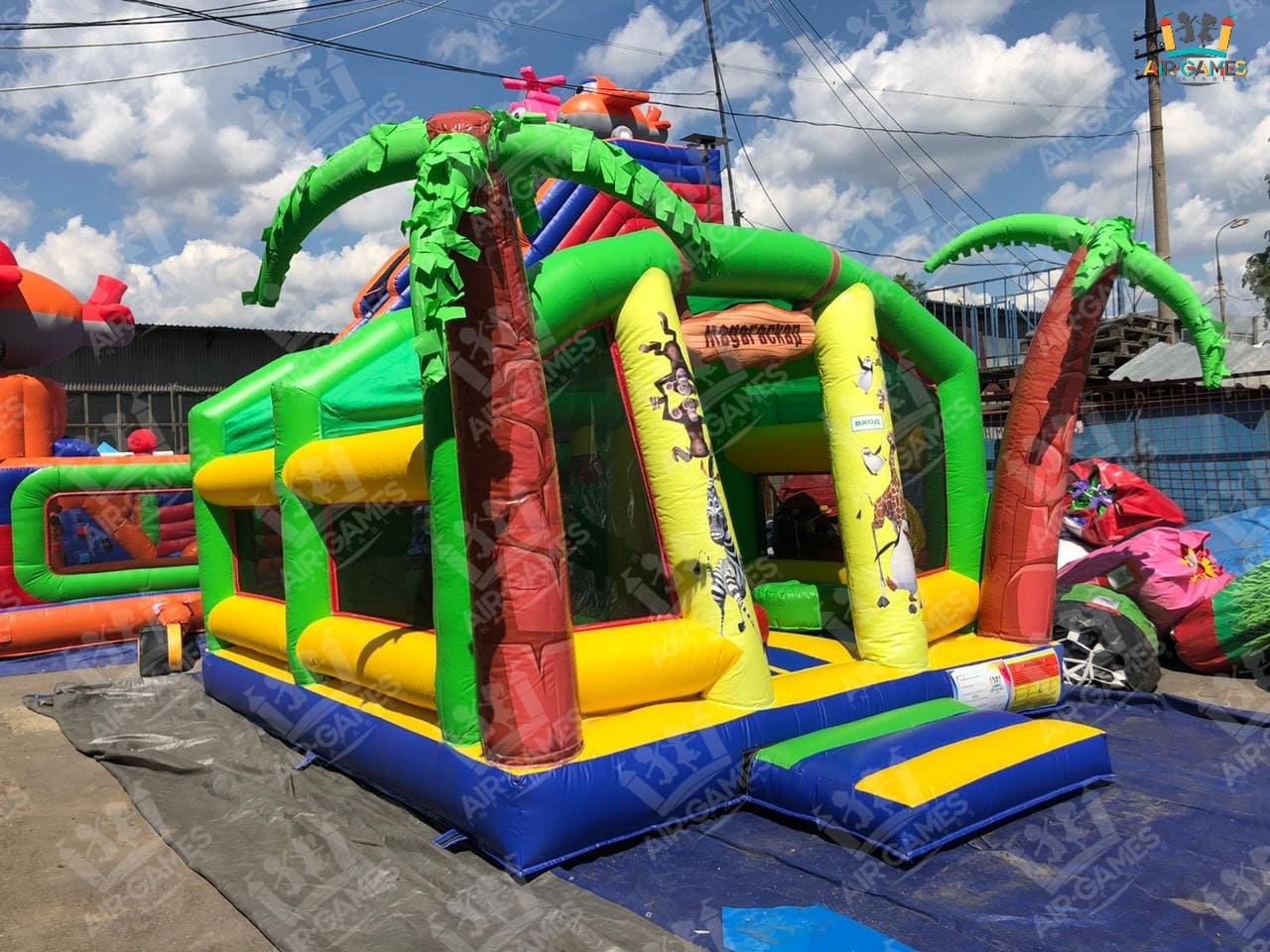 Доставка батутов из Китая в Россию через ПЭК Китай Гуанчжоу